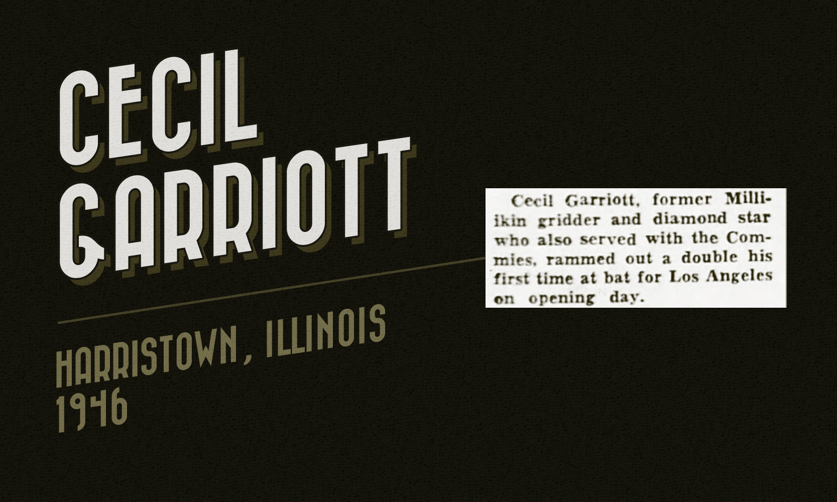 Cecil Garriott